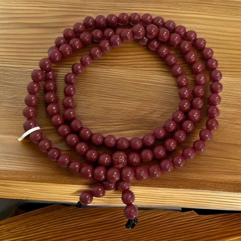 含辰砂工艺品C68精美手串108颗 无礼盒