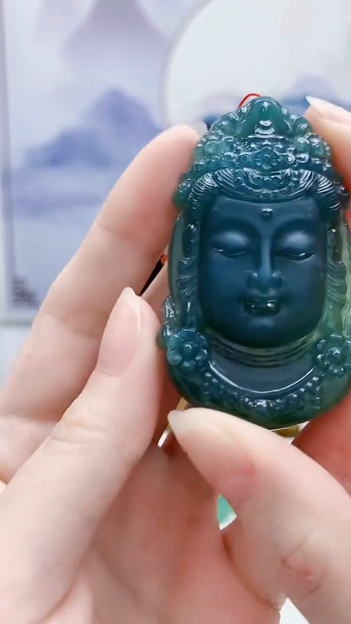 未镶嵌定制翡翠4852ry-毛货挂件9