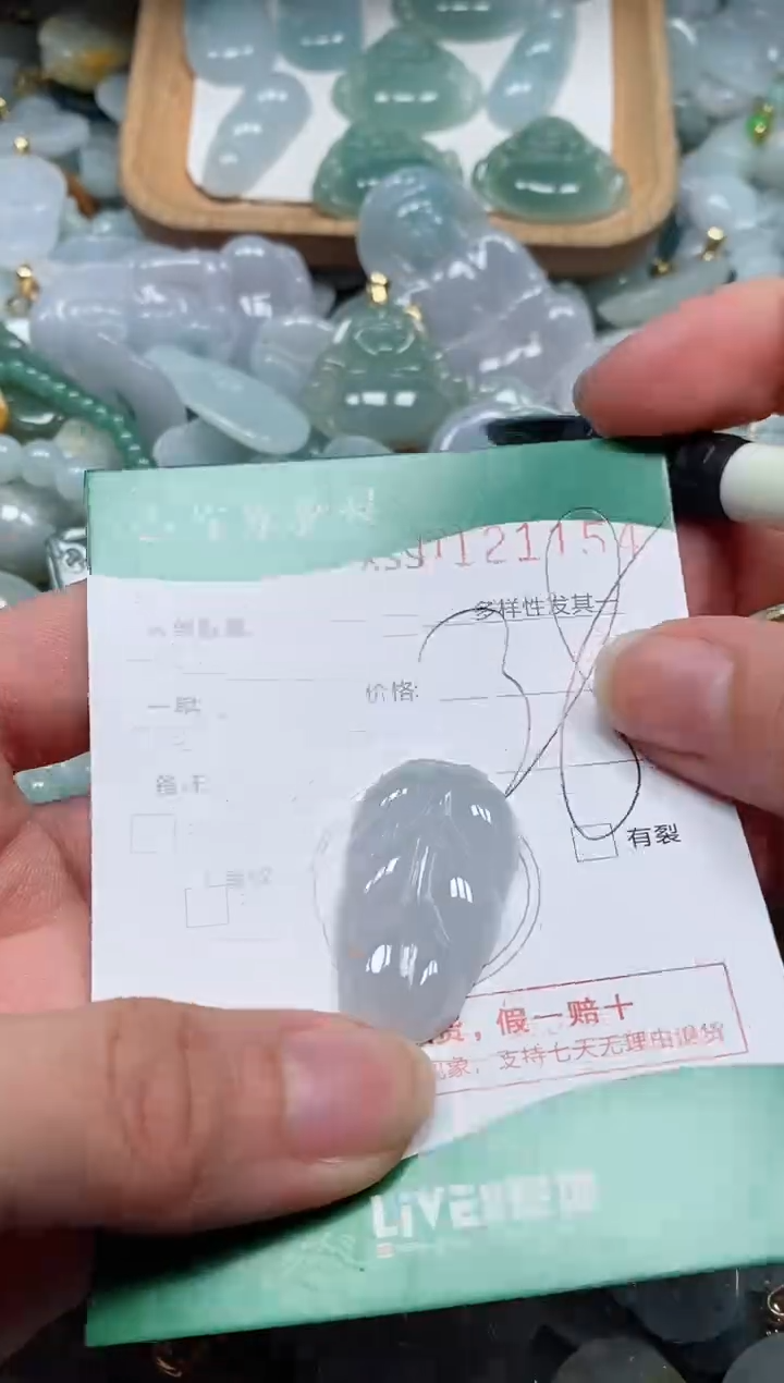 【闪购商品】翡翠颈饰未镶嵌闪购商品0121154