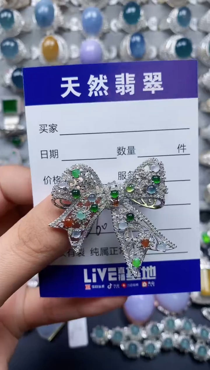 【闪购商品】翡翠颈饰银S925镶嵌0260