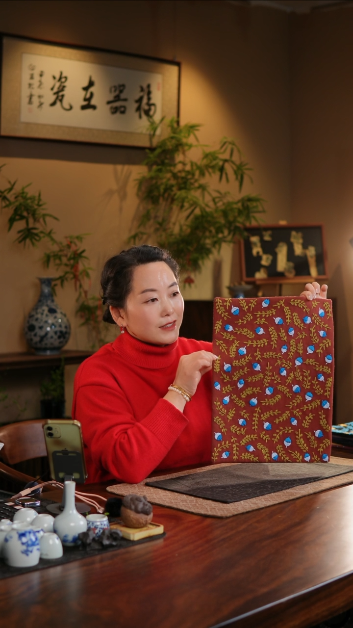 【闪购商品】织绣松果大茶席A款