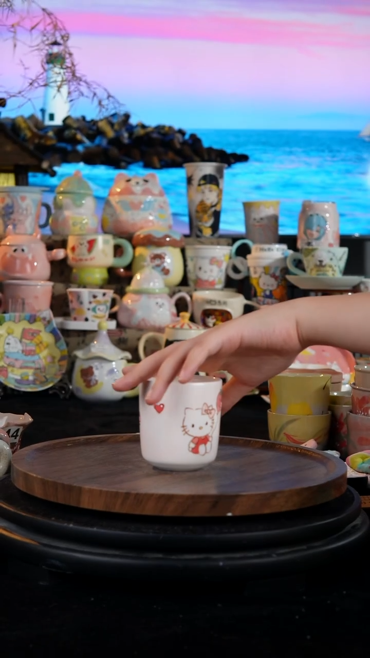 陶瓷便携款手工手绘景德镇陶瓷
