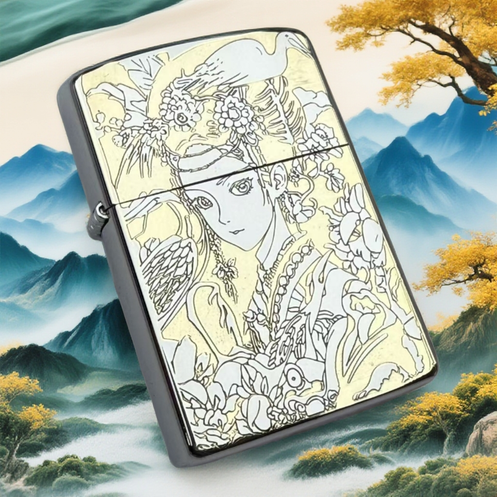 刀子版花旦防风打火机