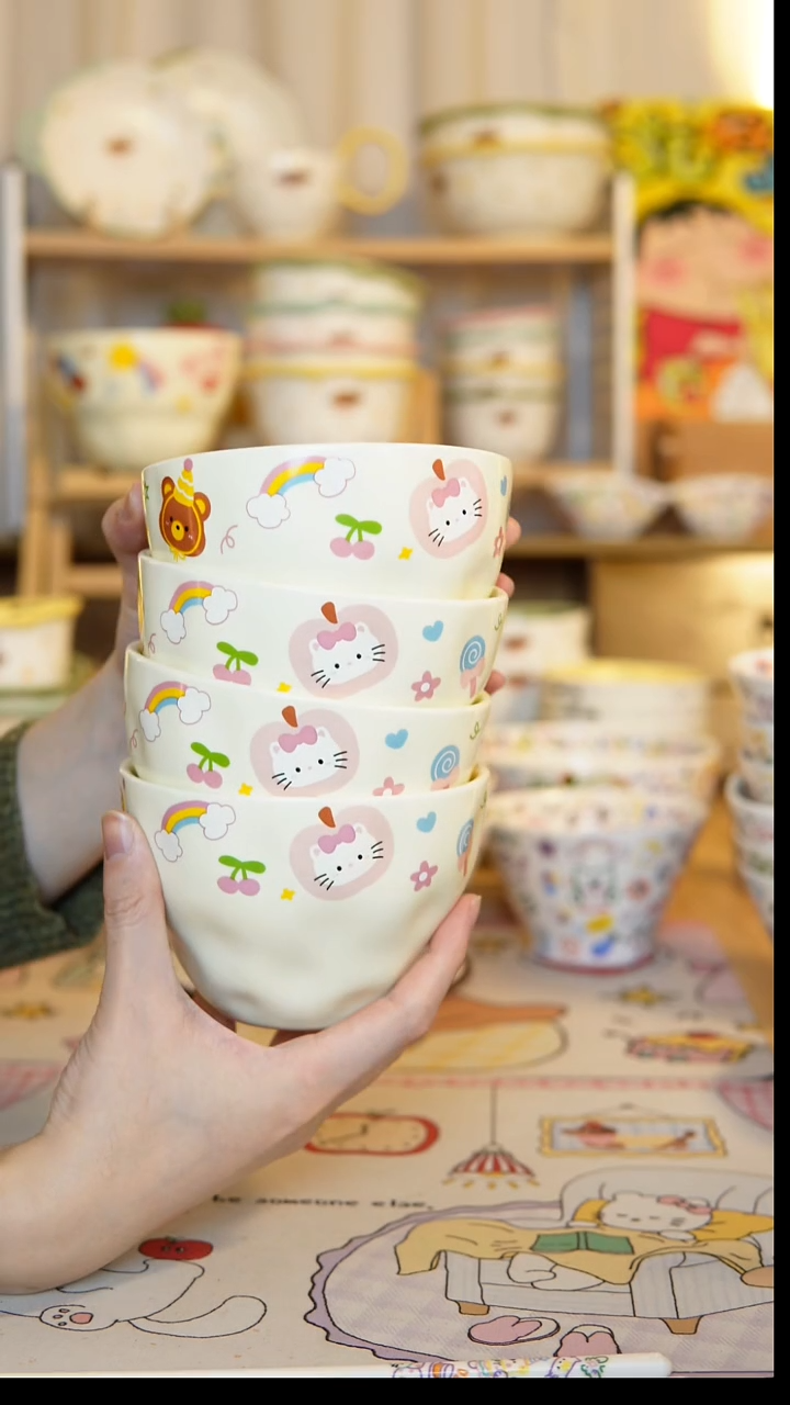 陶瓷4个小葫芦碗