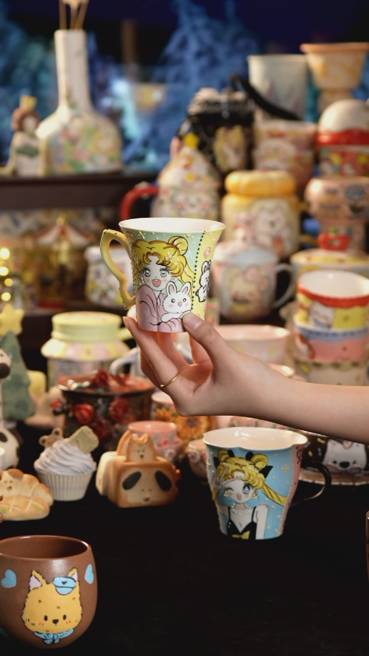 其他陶景德镇釉下彩手绘设计师款陶瓷