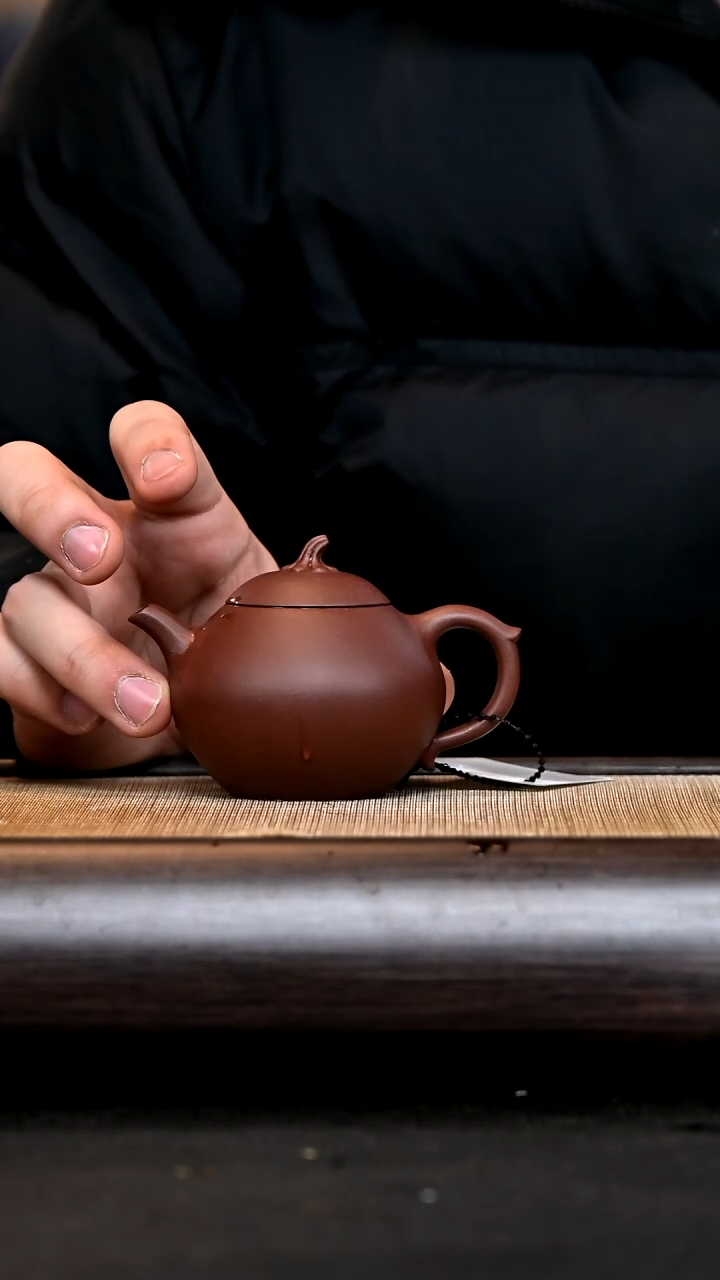 【闪购商品】紫砂茶壶EF15694 甜瓜 紫泥