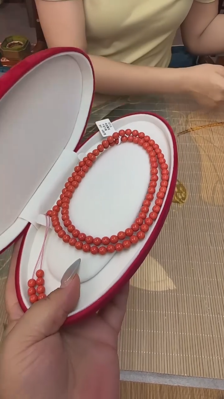 珐琅足银甄选好物 I珊珊天使面108项链