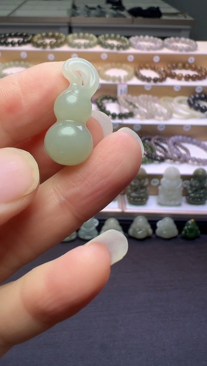 颈饰未镶嵌和田玉113号约15*12