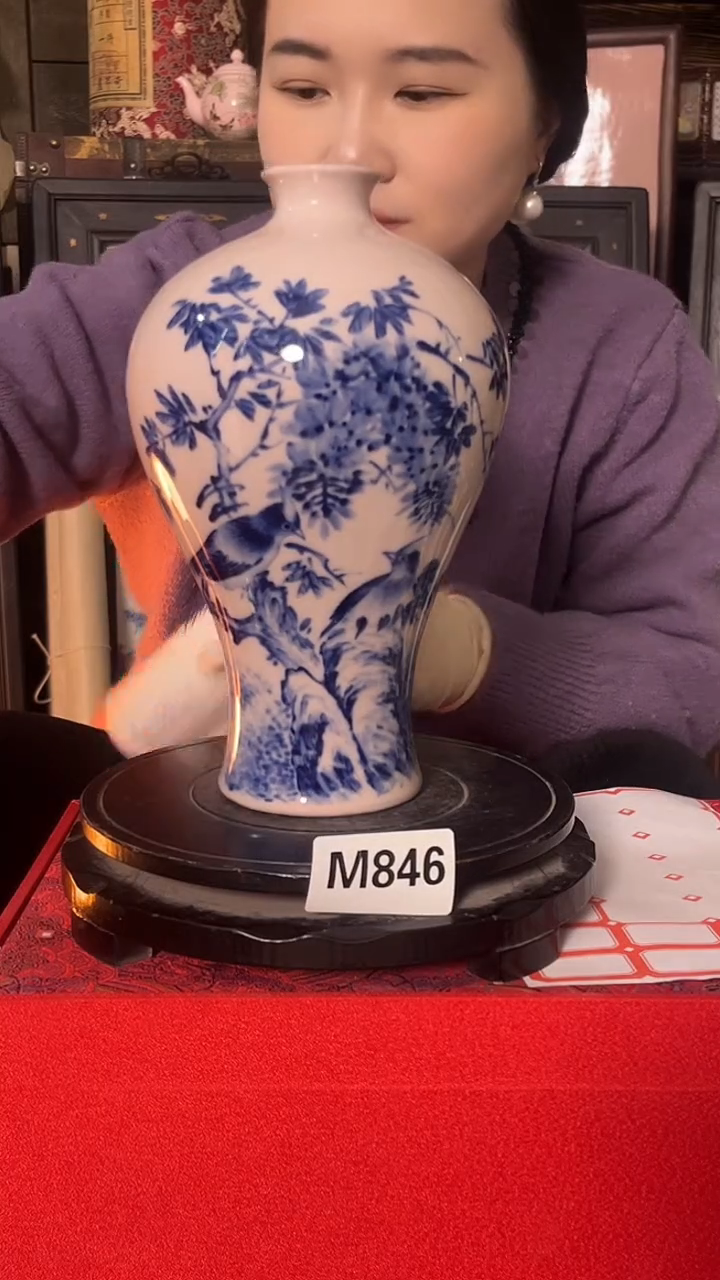 摆件陶景德镇陶瓷摆件M846