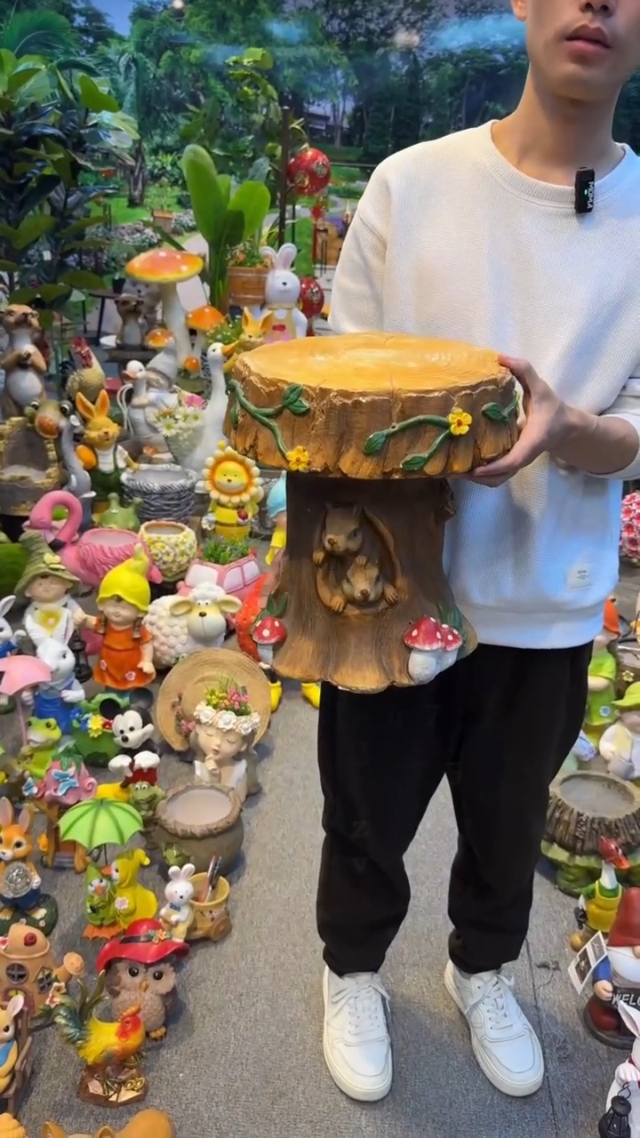 【闪购商品】无铅玻璃花园摆件&000&