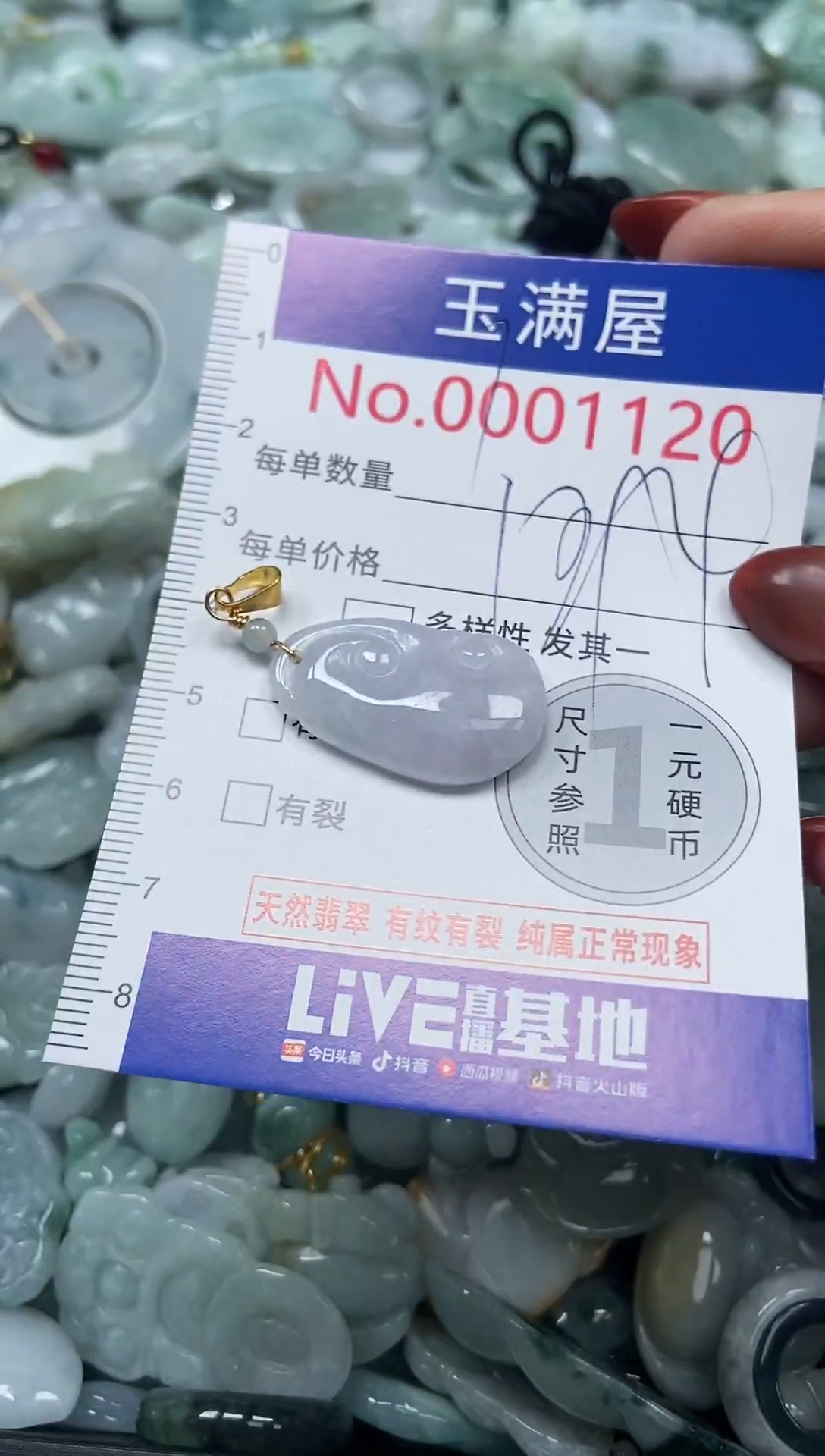 颈饰未镶嵌翡翠1120