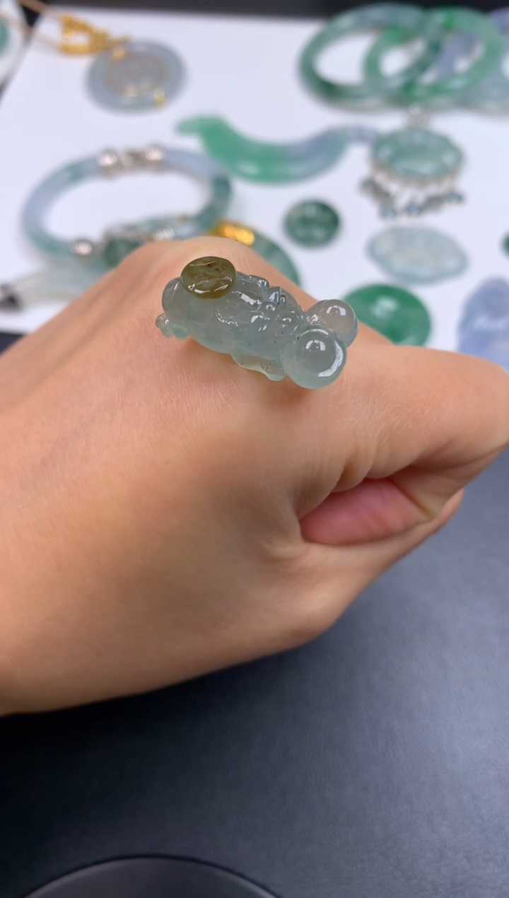 未镶嵌定制翡翠0282736114（24*10*10.9）