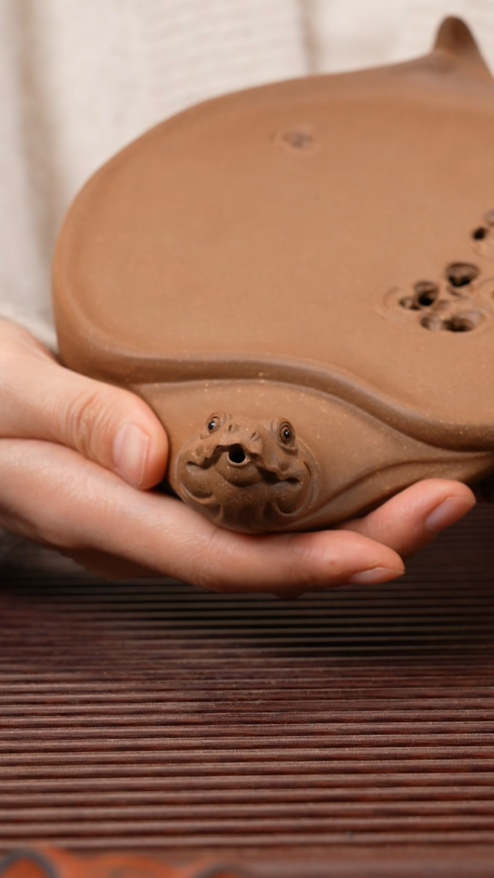 【闪购商品】紫砂茶宠甲鱼 壶承