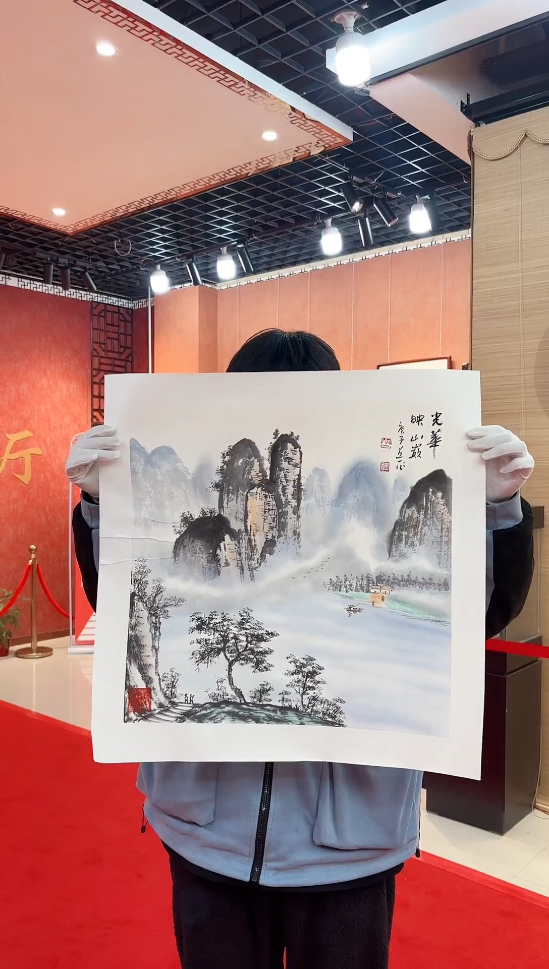 【闪购商品】国画国画道一老师手绘作品D37