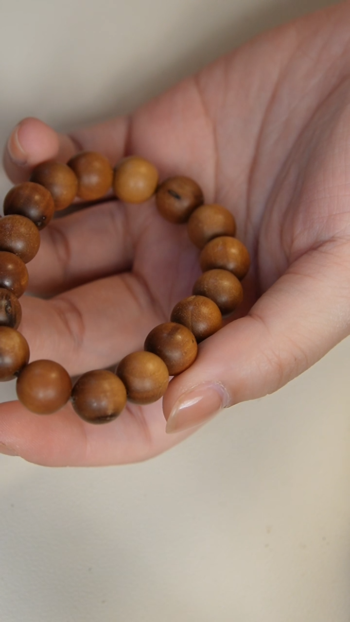 【闪购商品】檀香木手串/手链老山檀香1.2圆珠单圈多样式发其一瑕疵