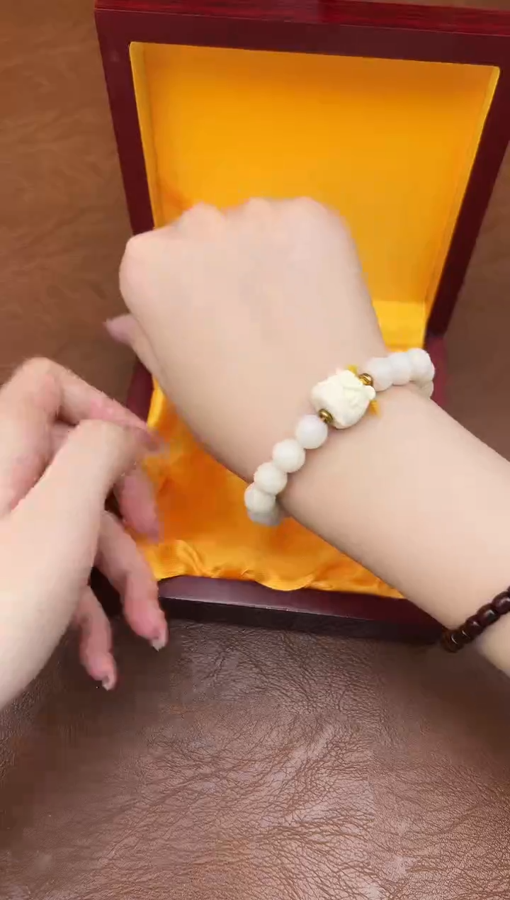 万家文玩阁白玉菩提链接@@SP141