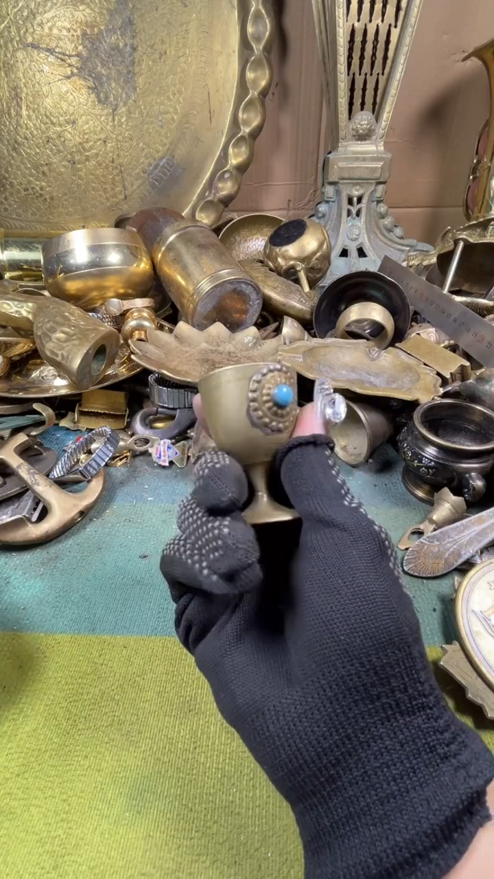 咸****心亿锦铜回流铜器摆件15