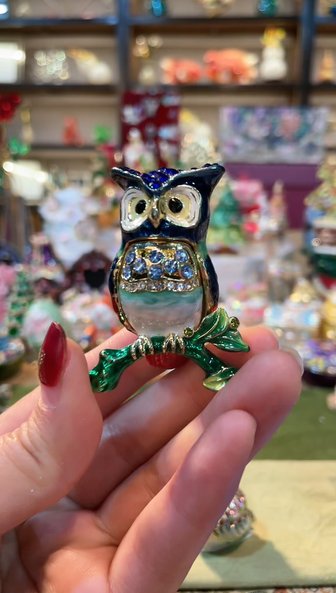 【闪购商品】精致珐琅彩首饰盒