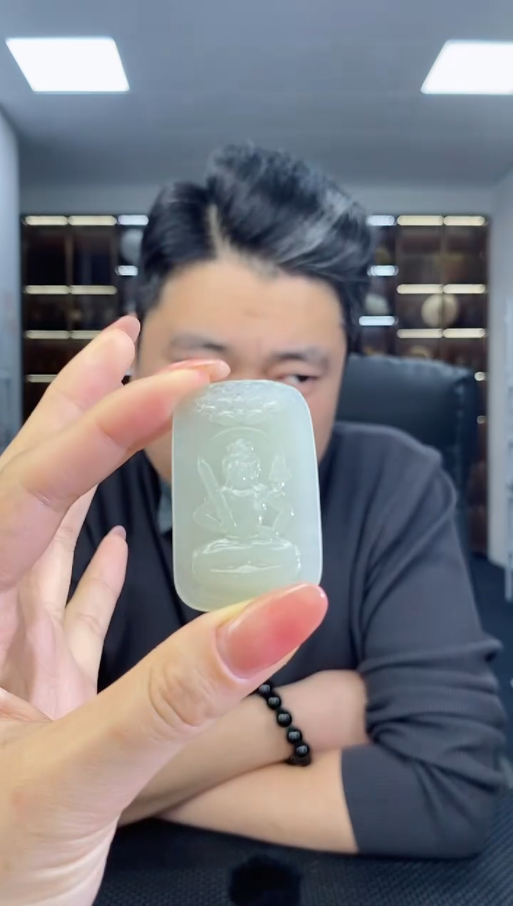 【闪购商品】和田玉颈饰未镶嵌虚空藏清货1