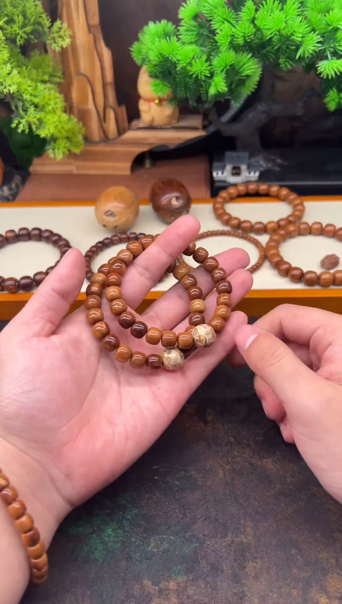 手串库克库克8*9老型香槟色大漆