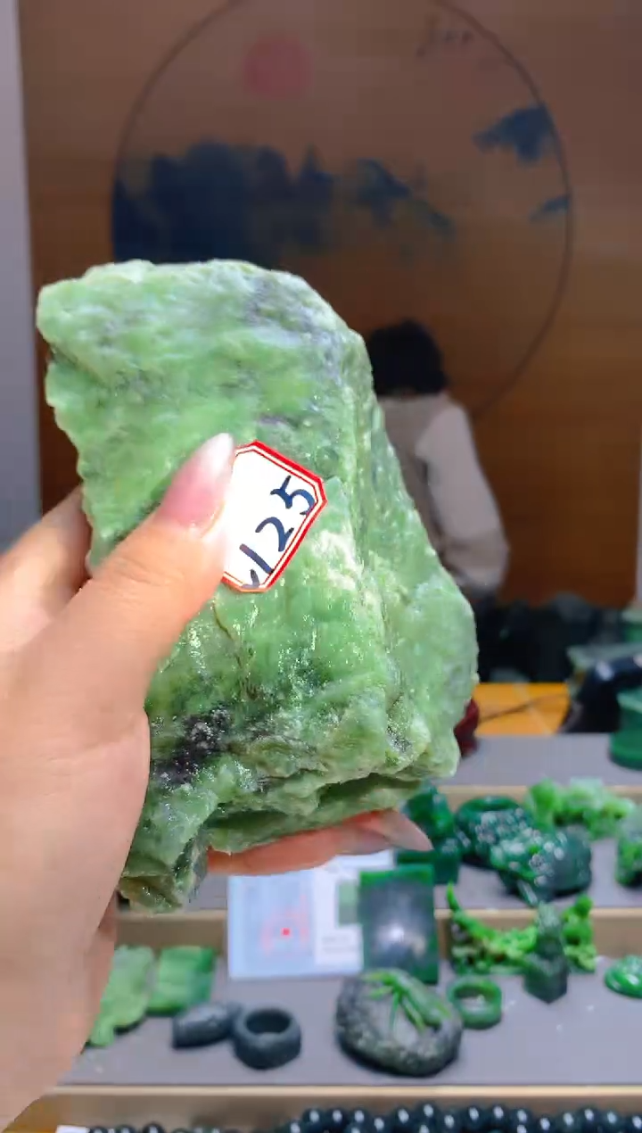 【闪购商品】和田玉（碧玉）珠宝半成品未镶嵌1