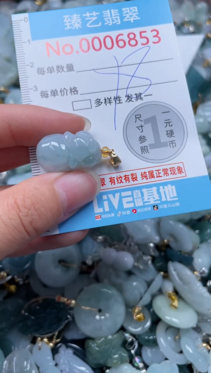 颈饰未镶嵌翡翠6853