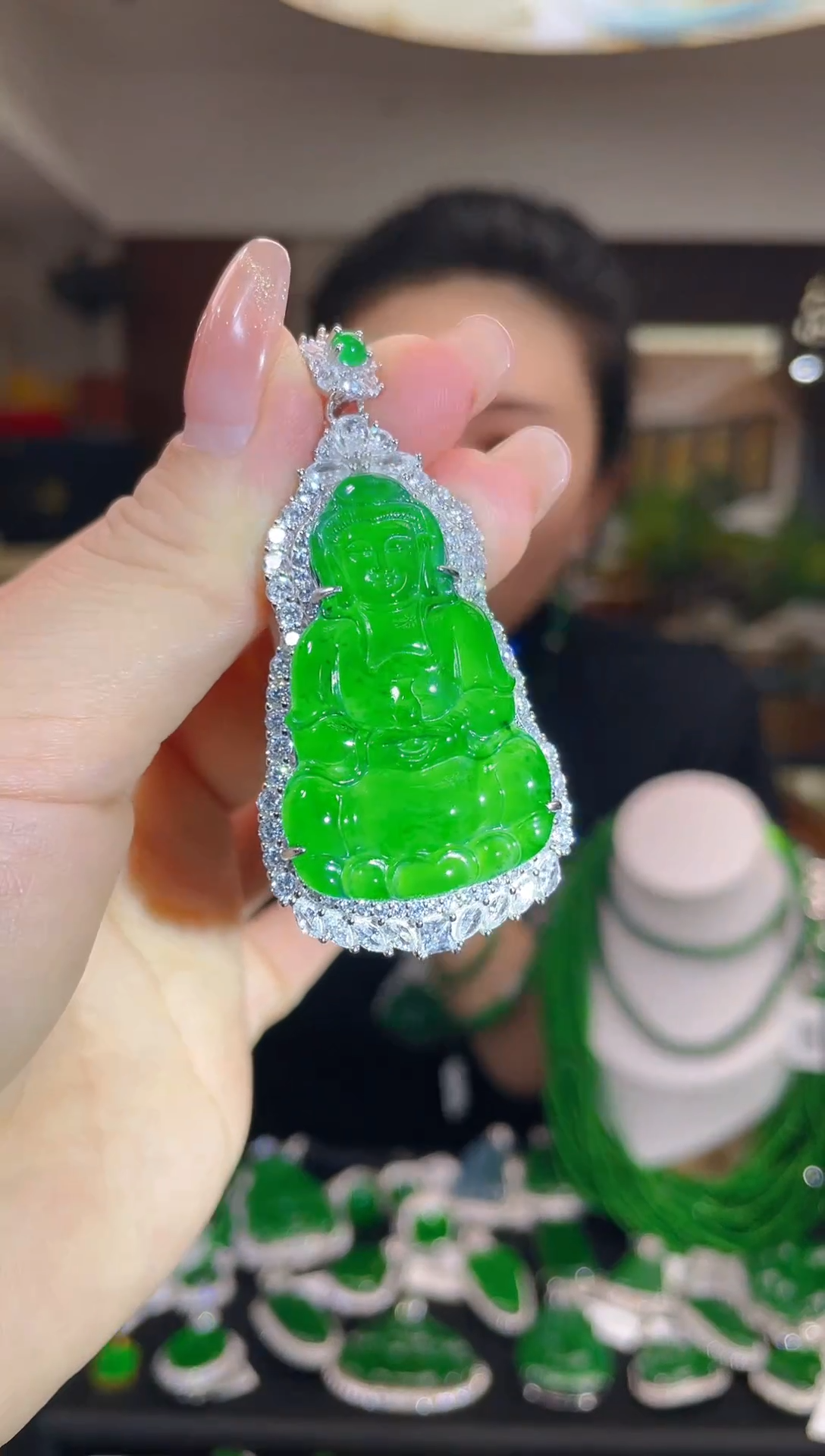 【闪购商品】翡翠颈饰未镶嵌多样性发其一