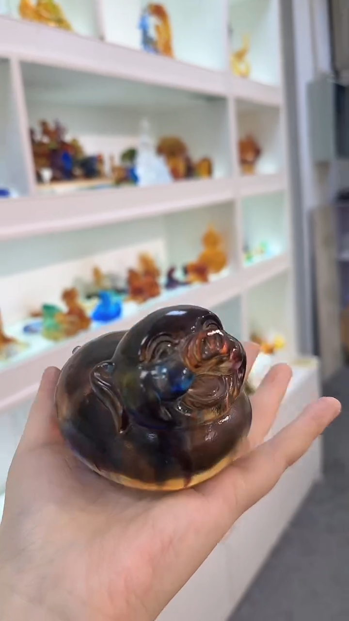 手工艺品琉璃猪猪