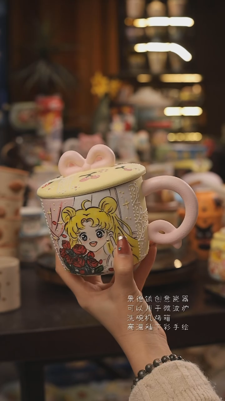 景德镇釉下彩绘设计师款式陶瓷