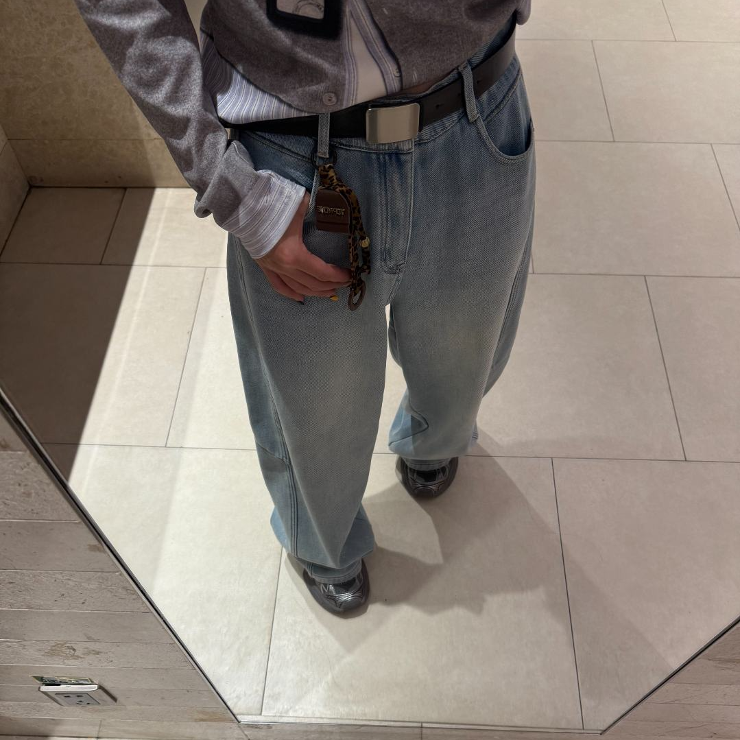 加绒牛仔裤南油小众休闲裤(N退N换）