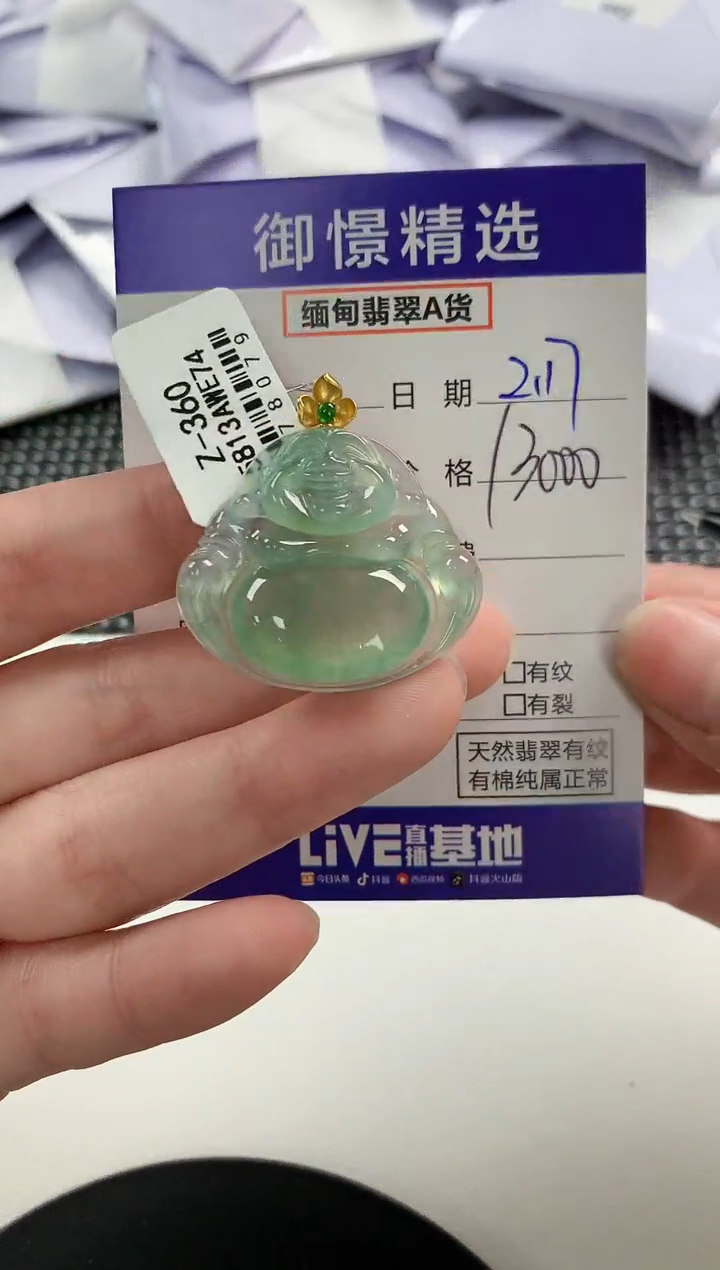 【闪购商品】翡翠颈饰未镶嵌62        