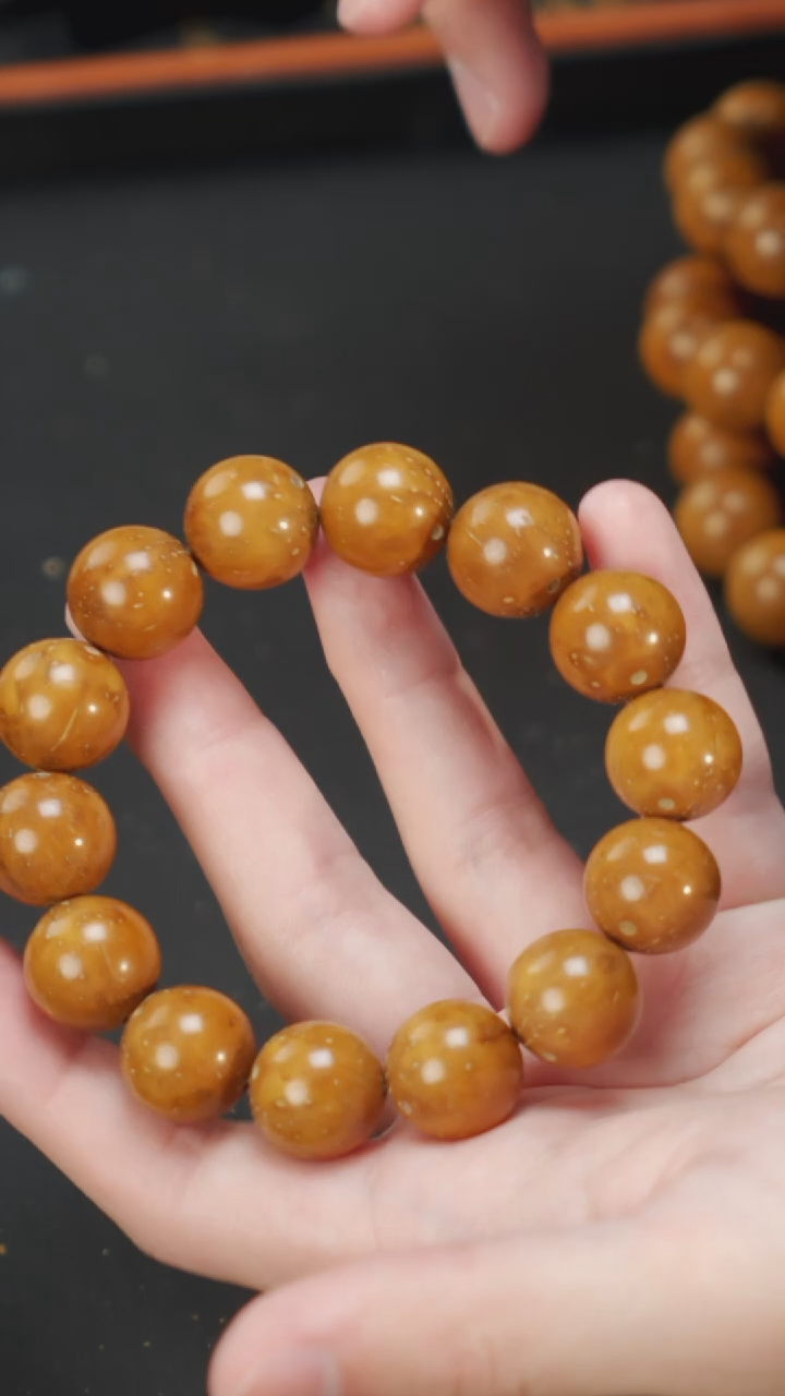 紫金鼠吊坠纯色光珠16+