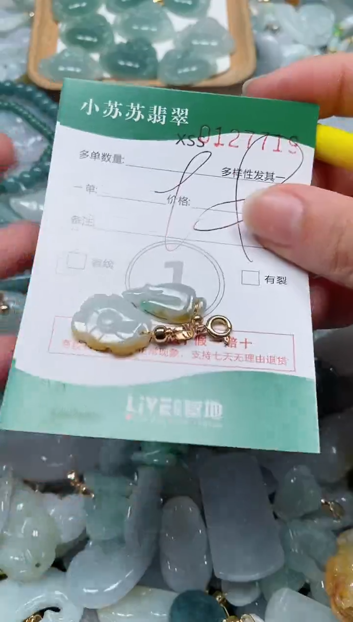 【闪购商品】翡翠颈饰未镶嵌闪购商品0127719