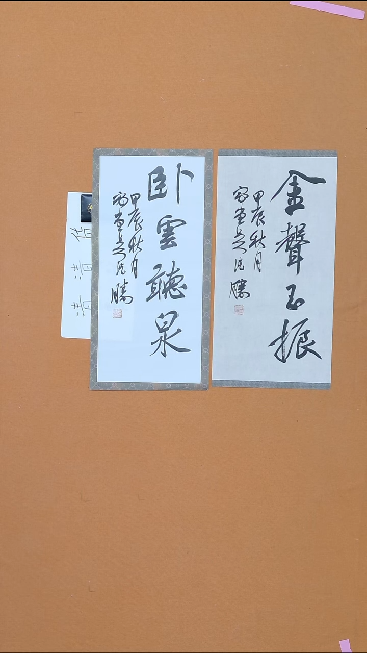 书法吴德胜江西理S 兰亭书家 34*68*2 