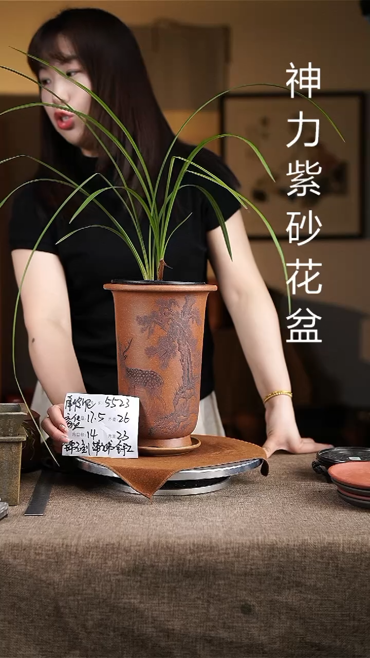 紫砂花盆紫砂花盆5523+z