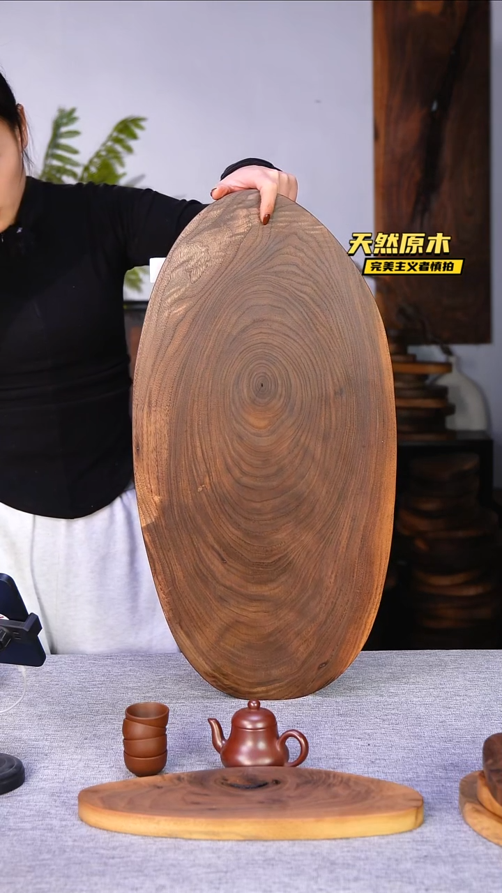 木北美黑胡桃原木.干裂疤结不属于商品质量问题完美主义者慎拍