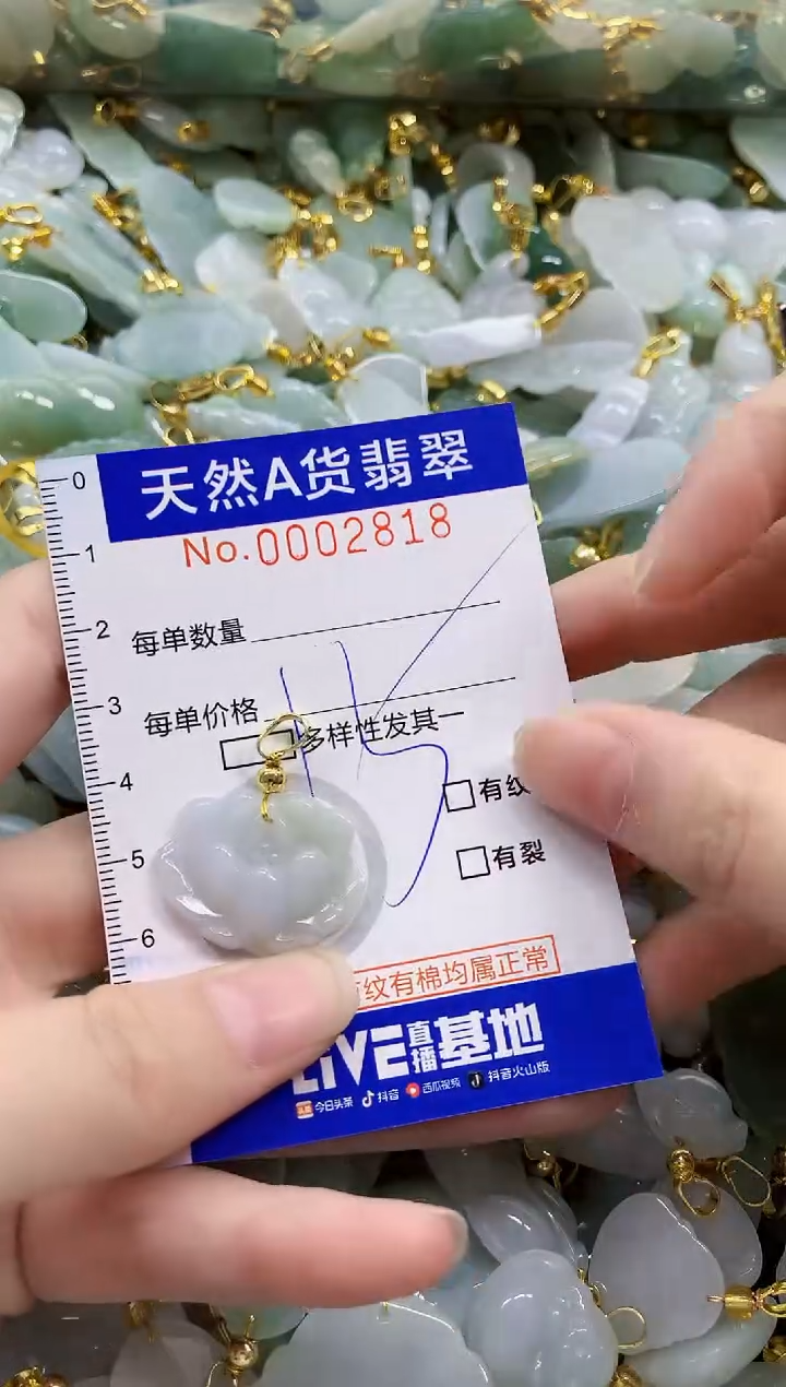 颈饰未镶嵌翡翠天然A货翡翠