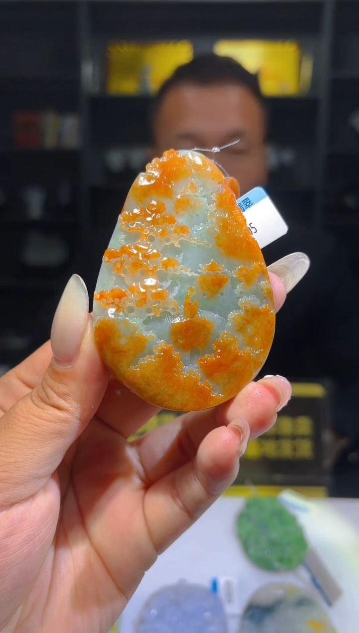 未镶嵌定制翡翠08/1224/L/山水