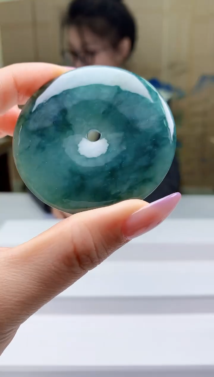 【闪购商品】定制翡翠未镶嵌5156ty-毛货挂件48