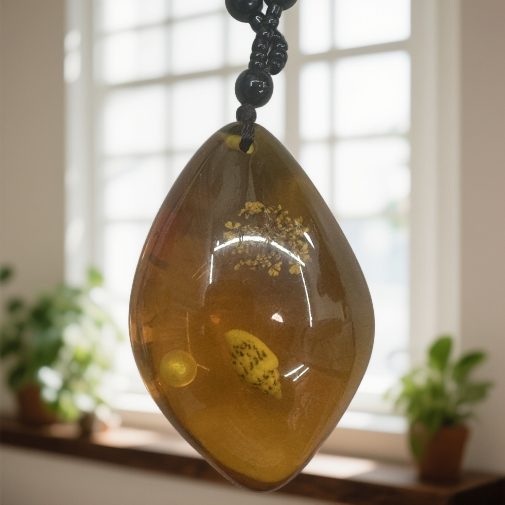 {文会长专属｝D200黄色吊坠