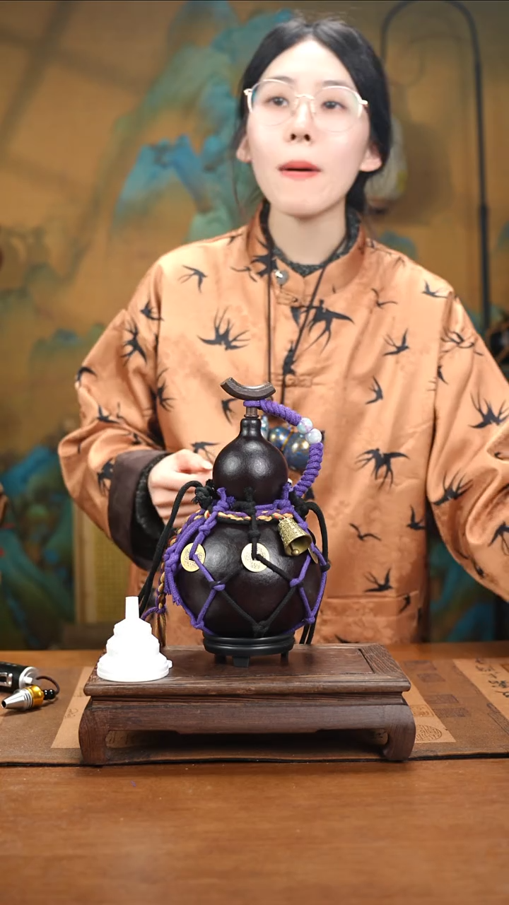 YS023网兜款大漆酒葫芦（现货现发）