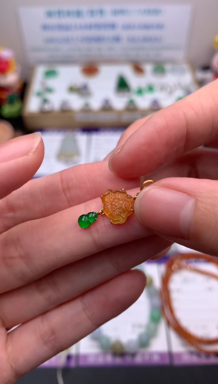 【闪购商品】定制翡翠18K金镶嵌模式推广期24小时鉴赏期