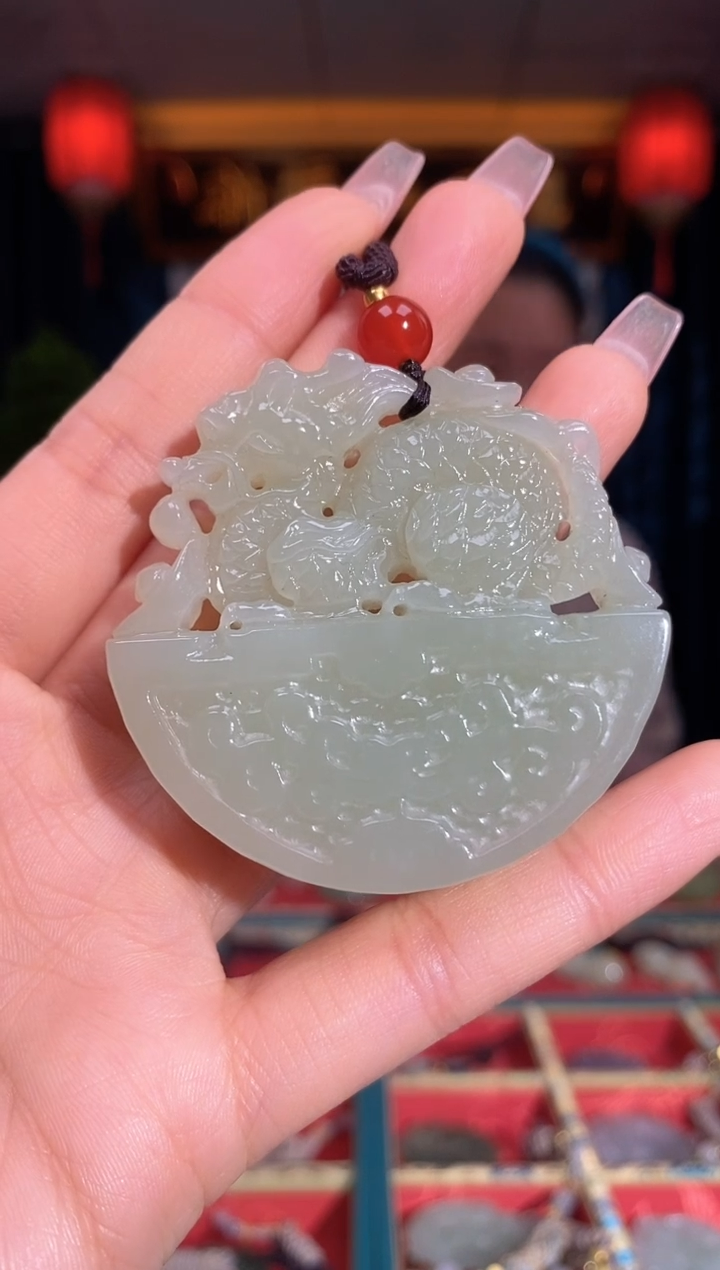 【闪购商品】和田玉颈饰未镶嵌麒麟