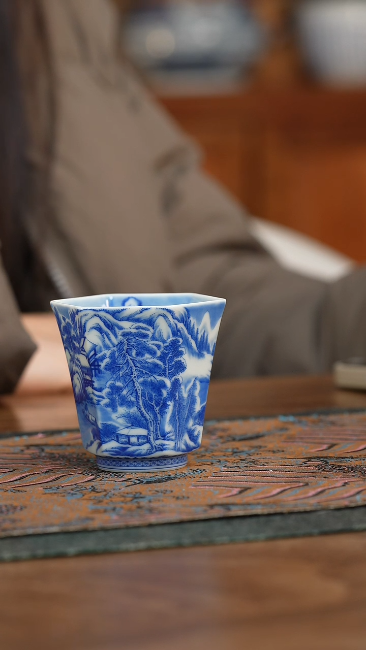 【闪购商品】仪贤堂 雪景六方杯