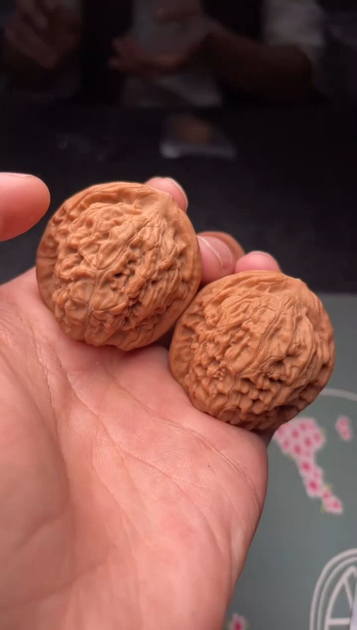 把件文玩核桃a350  莲花 38尺