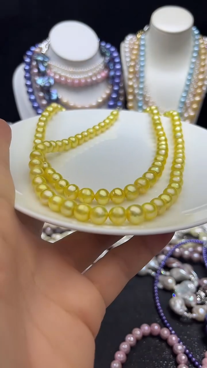 淡水珍珠未镶嵌颈饰多人