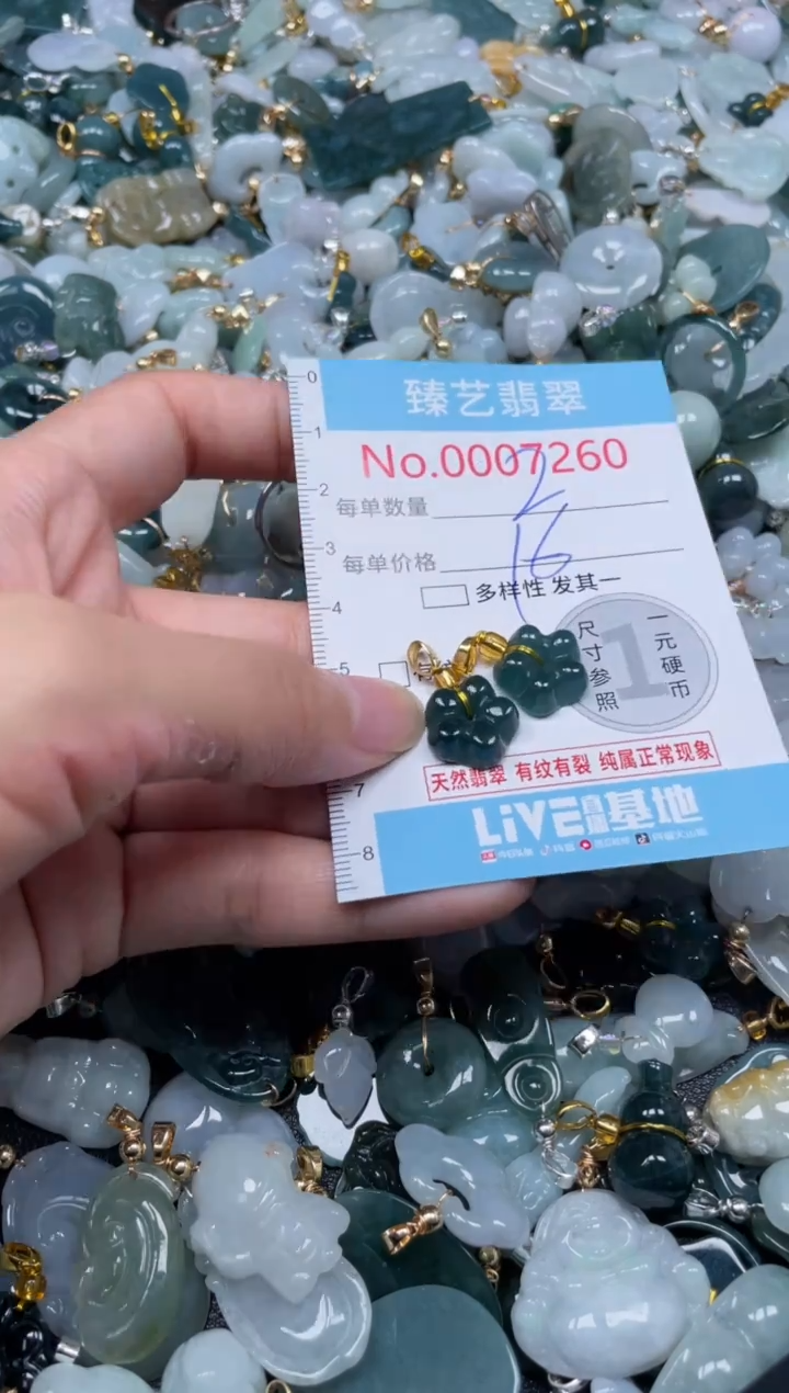 颈饰未镶嵌翡翠7260
