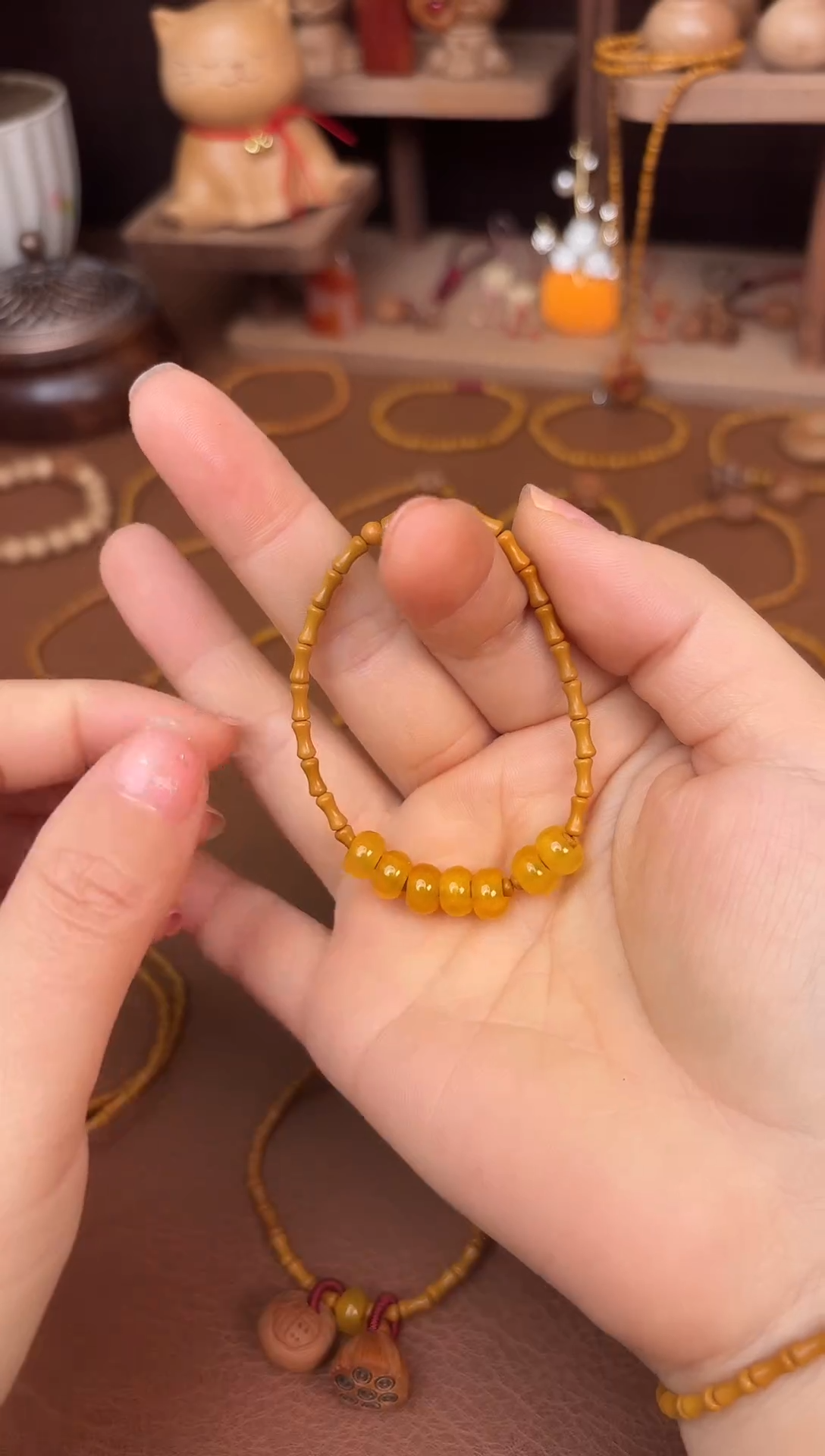 手串桃核竹节葫芦七跑环