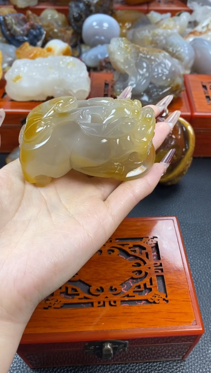 【闪购商品】玛瑙/玉髓手把未镶嵌1