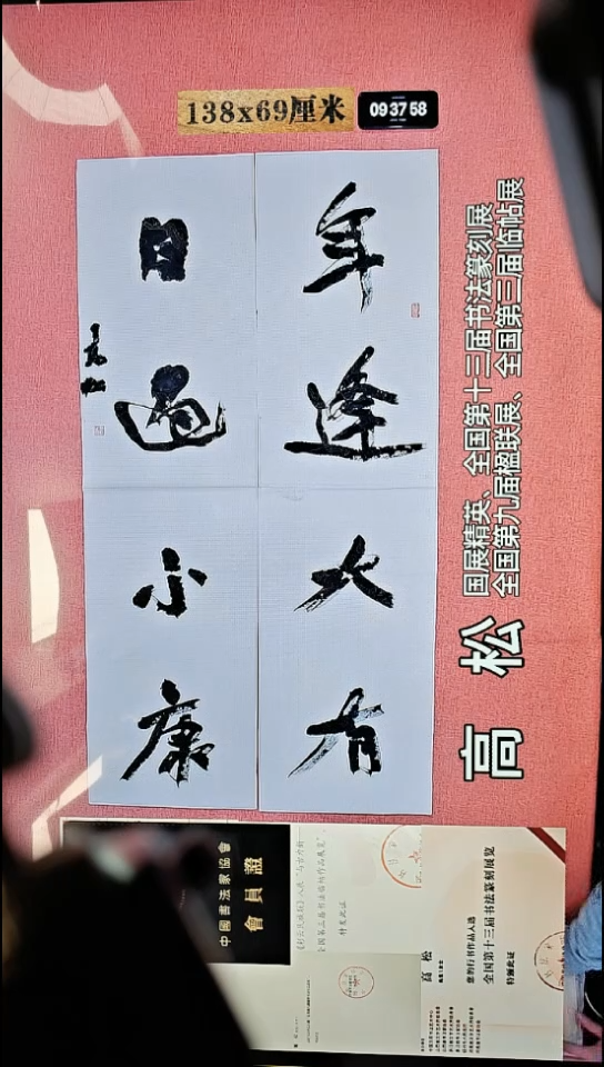 书法100    高老师书法作品